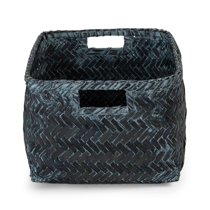 Panier de rangement en bambou Dalat gris