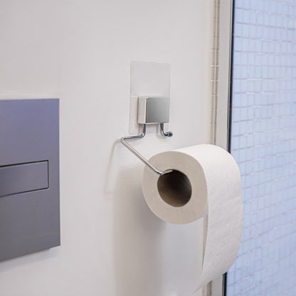 Porte papier toilette autoadhésif haute résistance Bestlock Magic chrome