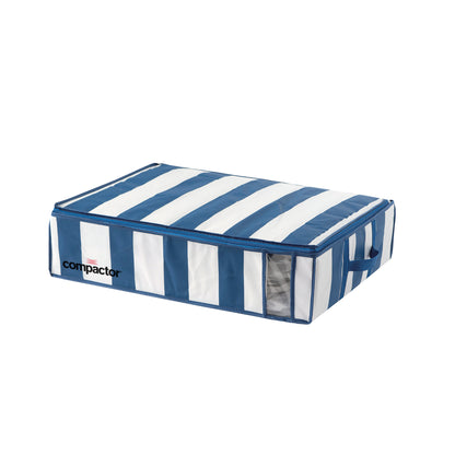 Compactor Caja de almacenamiento al vacío L Excellence azul y blanco