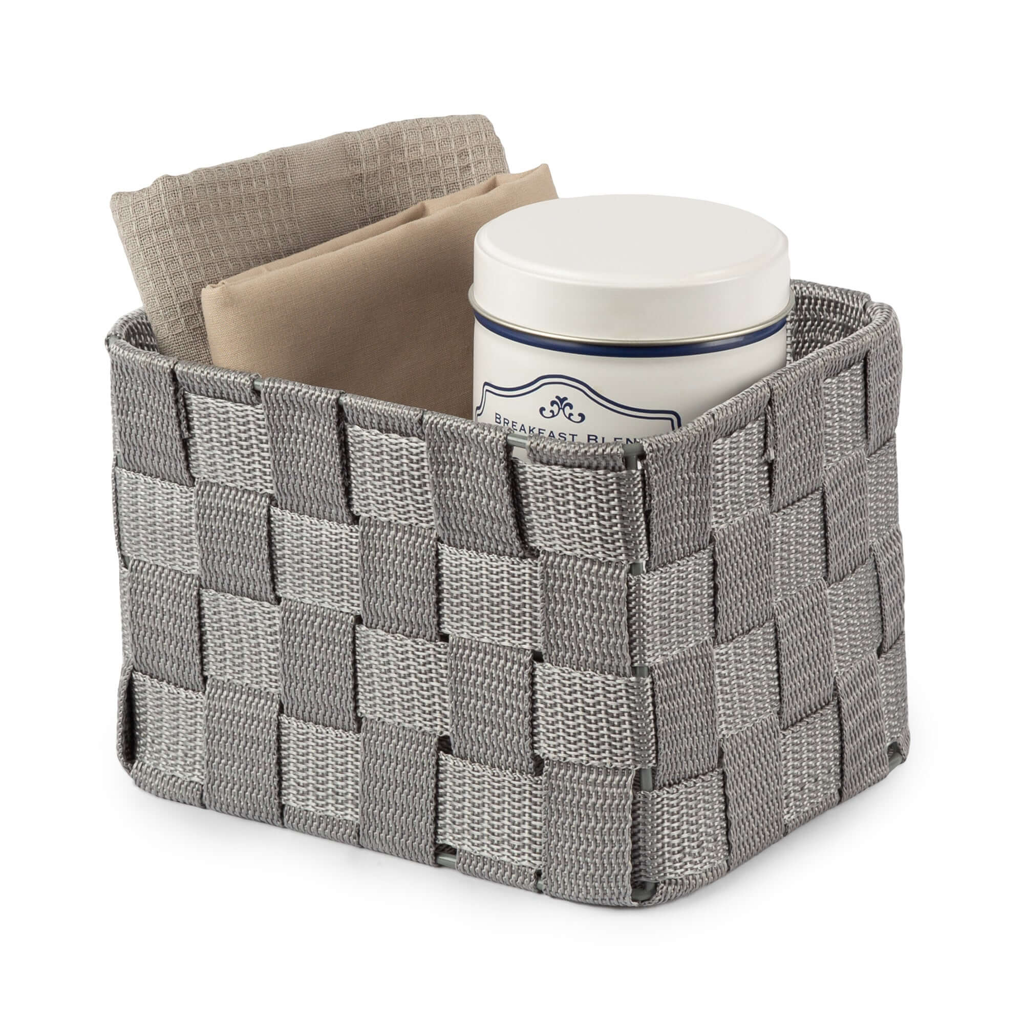 Panier de rangement Stan gris