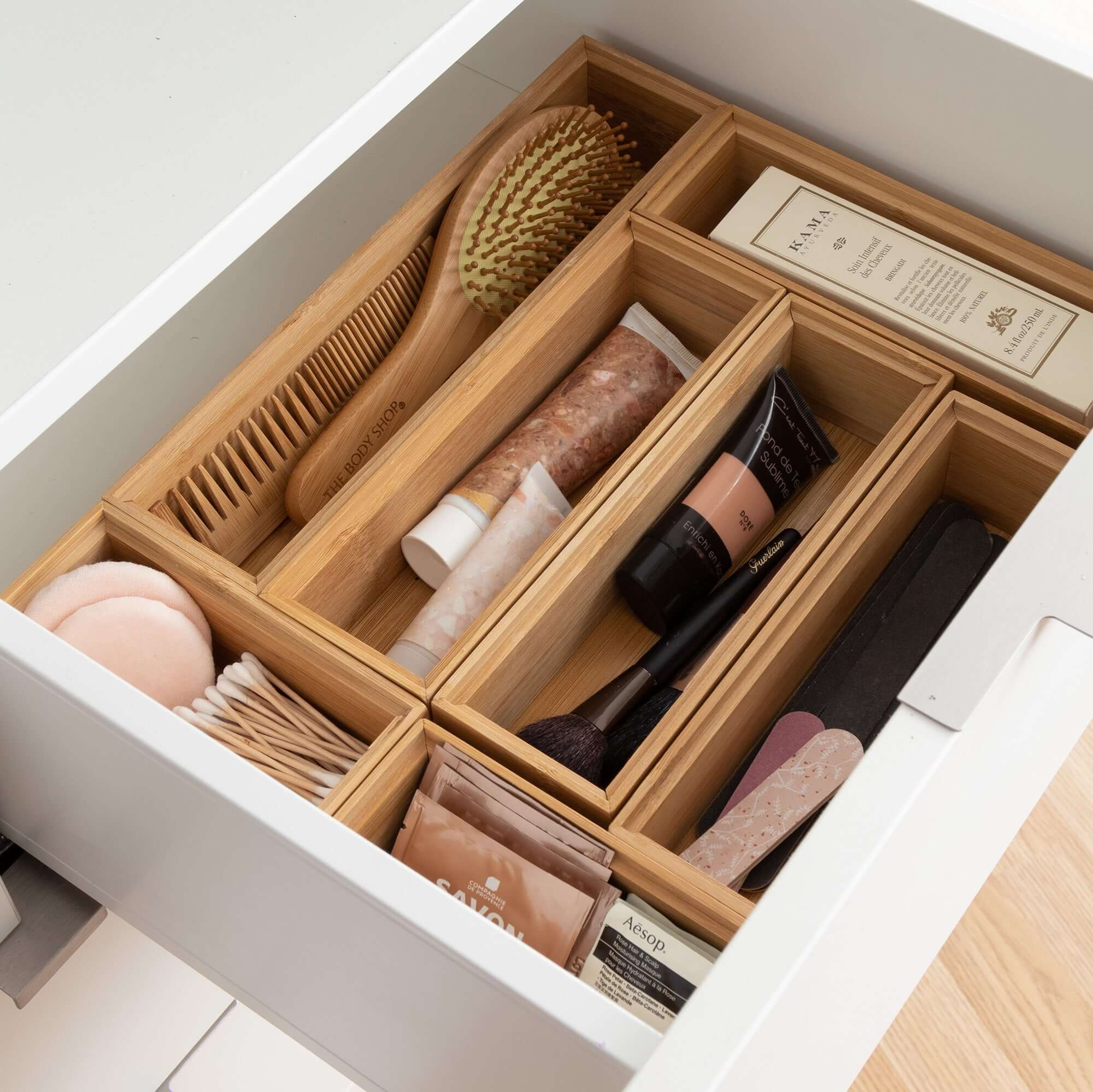 Caja de almacenamiento de bambú Osaka S