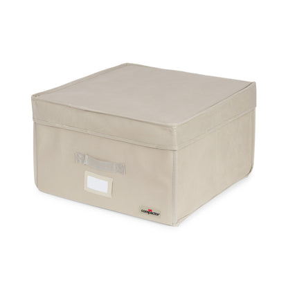 Compactor Caja rígida de almacenamiento al vacío Dune L beige