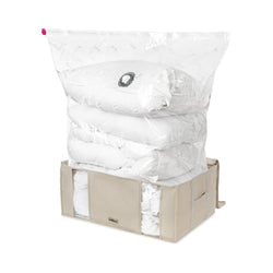 Compactor Boîte de rangement sous vide Dune XXL beige