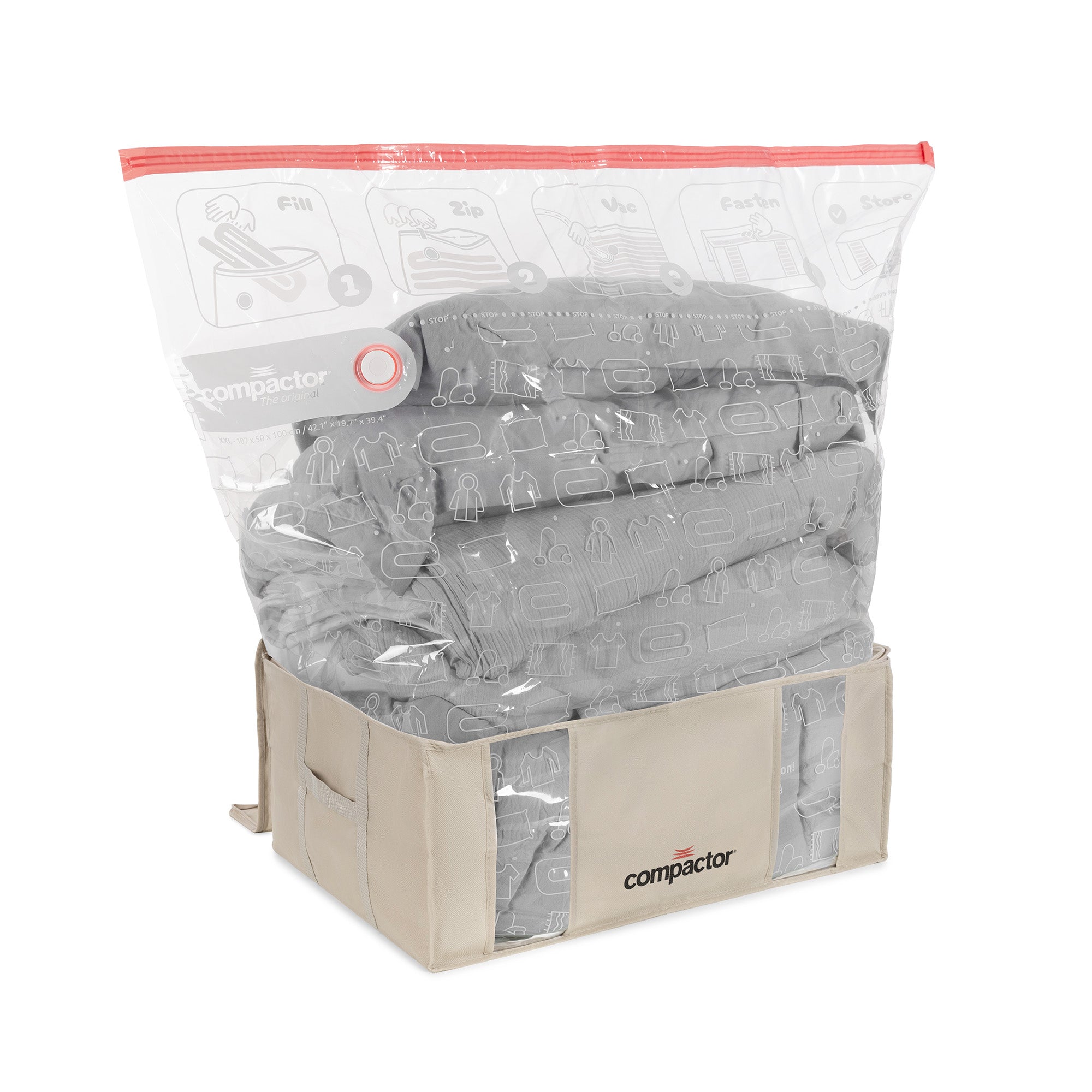 Housse de rangement sous vide XXL