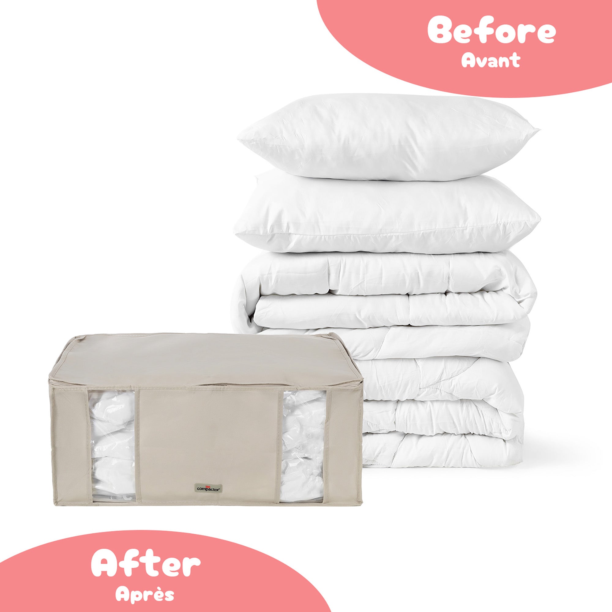 Housse de rangement sous vide Ecologik