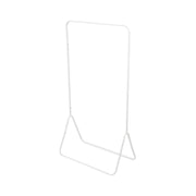 Niels white metal clothes rack