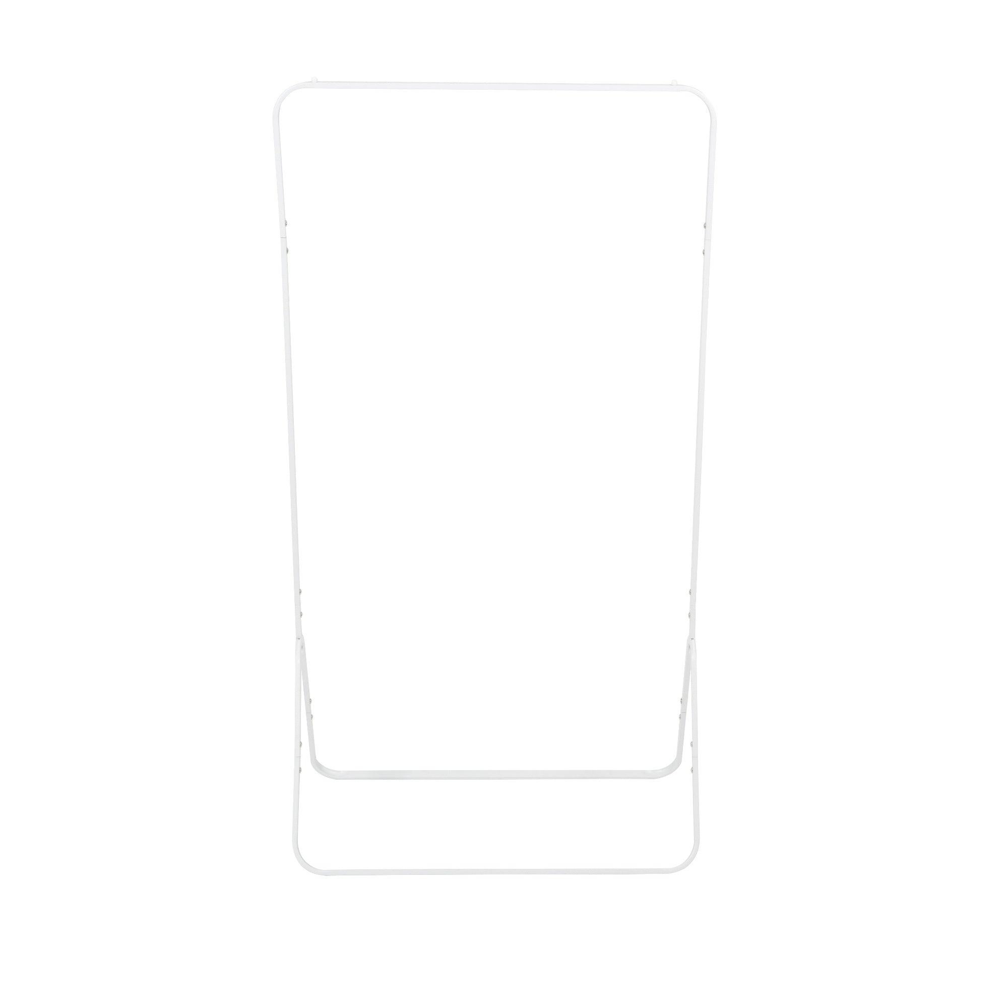 Niels white metal clothes rack