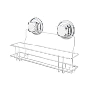 Cesta de almacenamiento de pared con ventosa cromada Bestlock