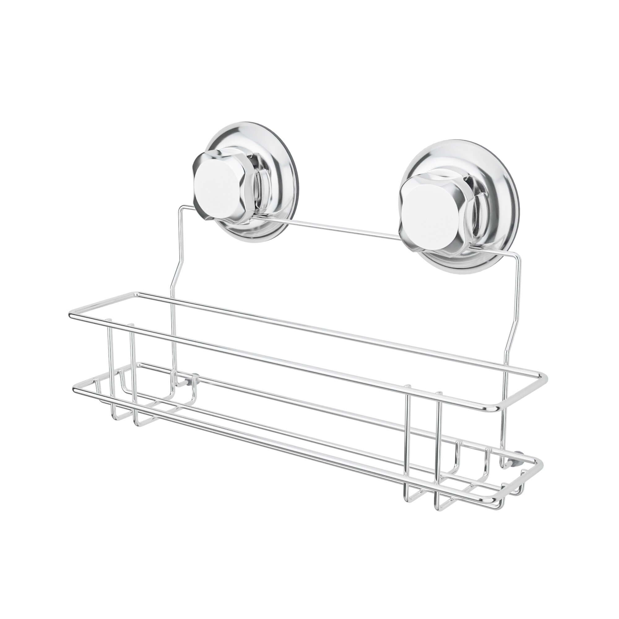 Panier de rangement mural à ventouses Bestlock chrome