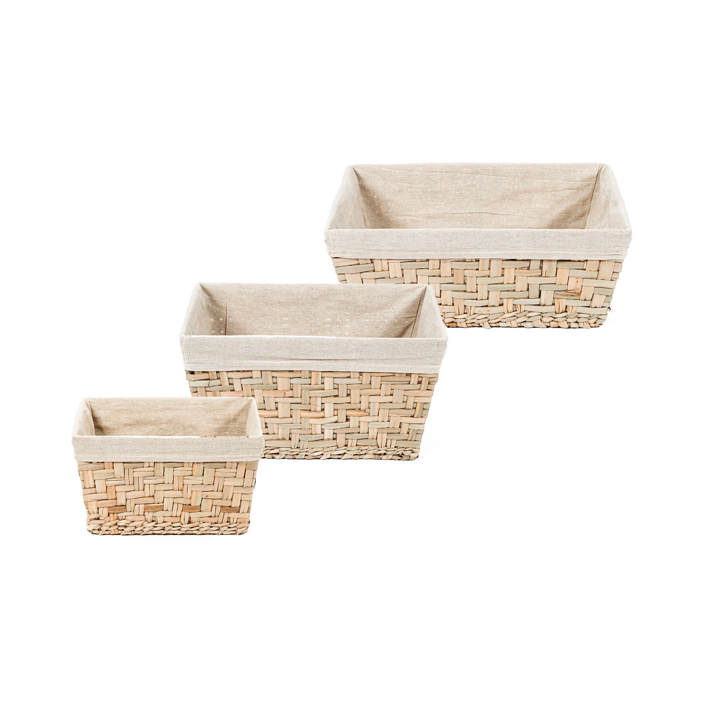 Lot 3 x Panier de rangement