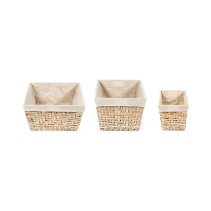 Lot 3 x Panier de rangement