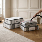 Juego de 3 cajas de almacenaje al vacío L