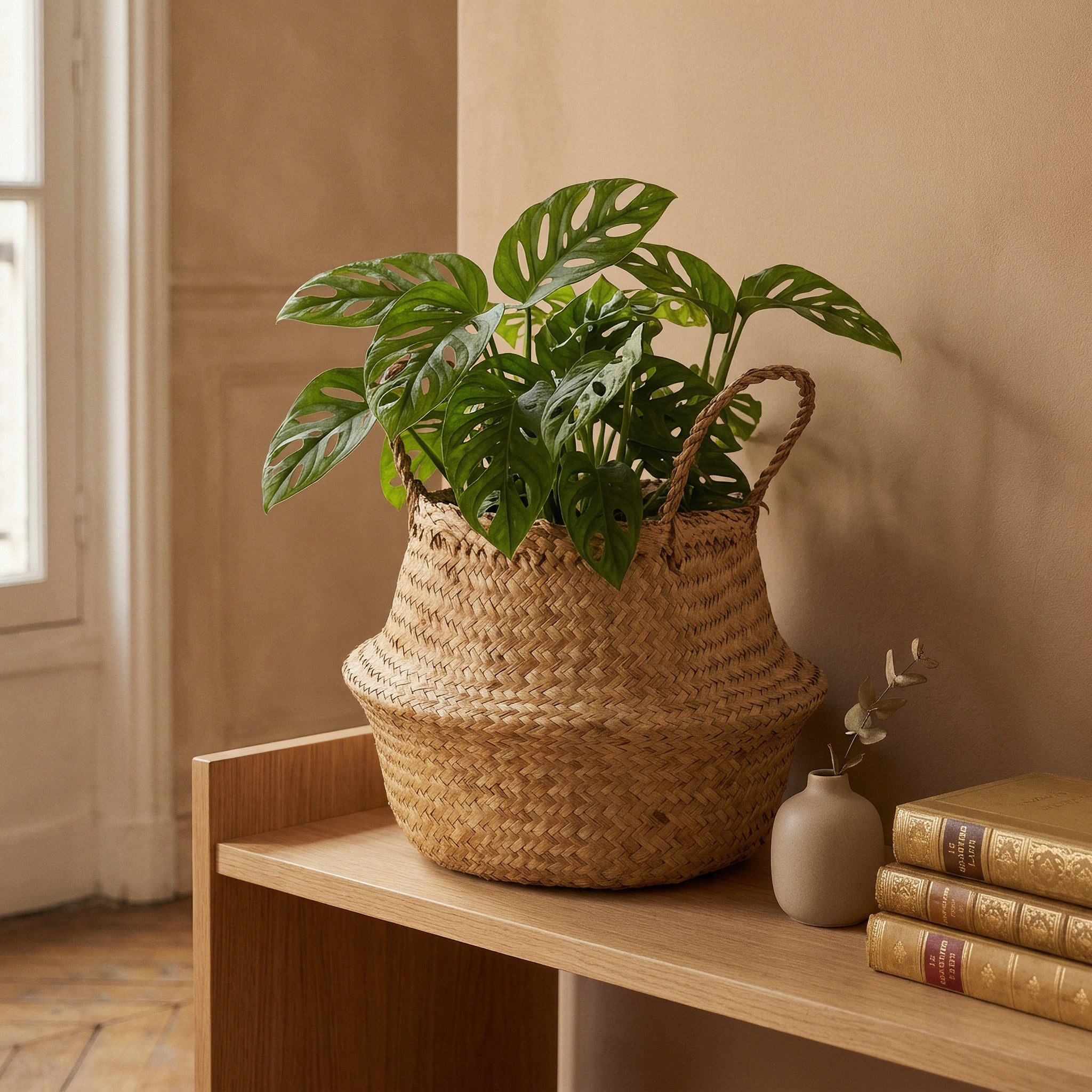 Panier de rangement naturel Belly S