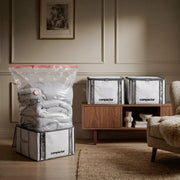 Lot 3 housses rangement sous vide M