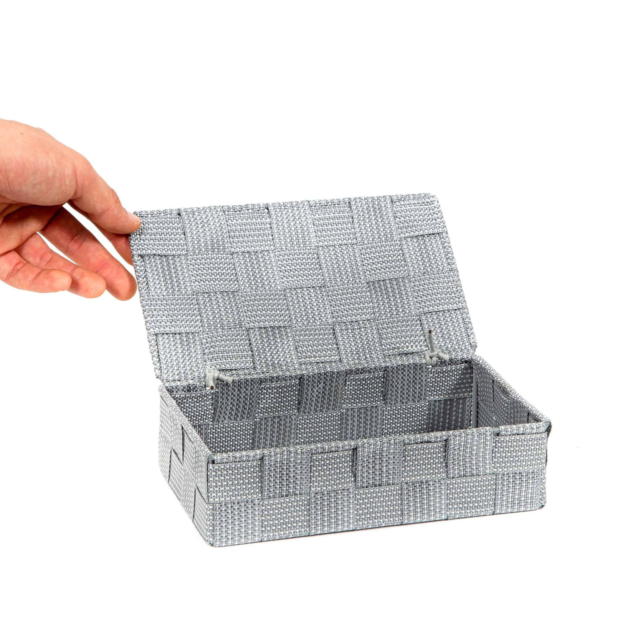 Boîte de rangement Stan S grise