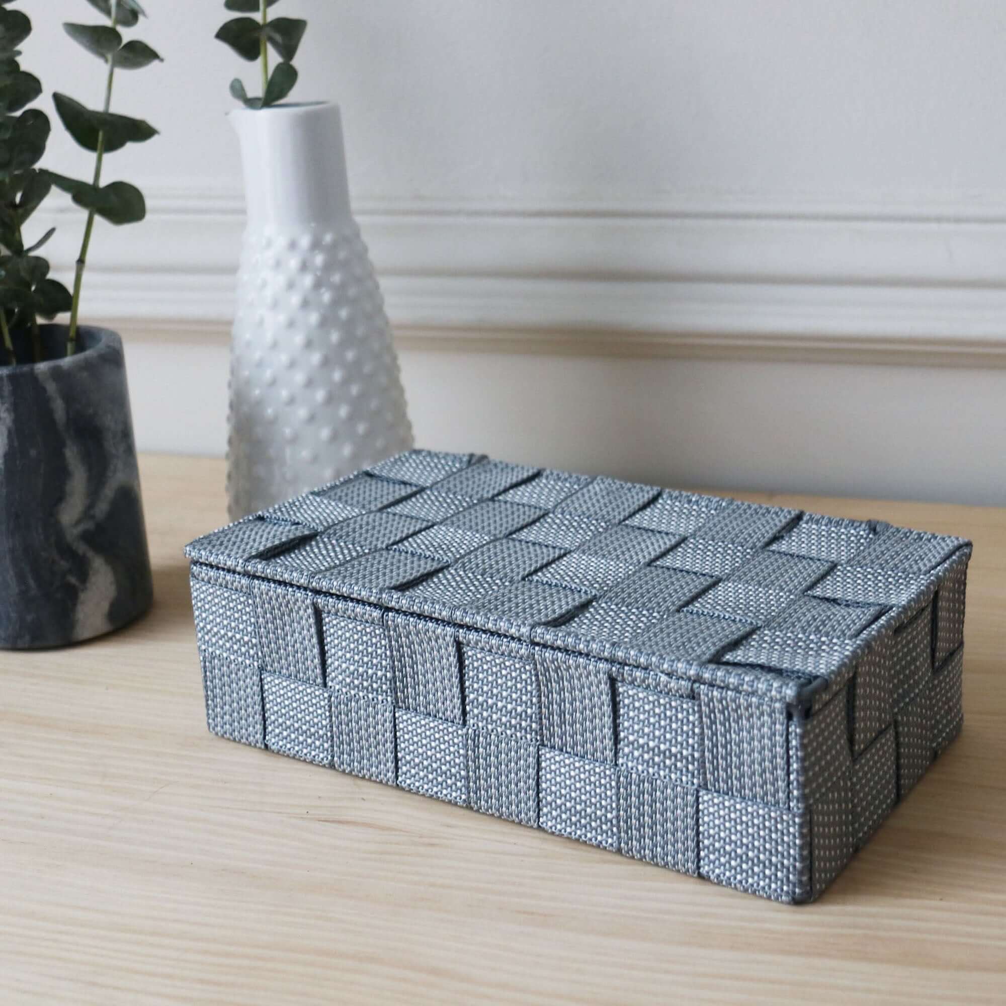 Boîte de rangement Stan S grise