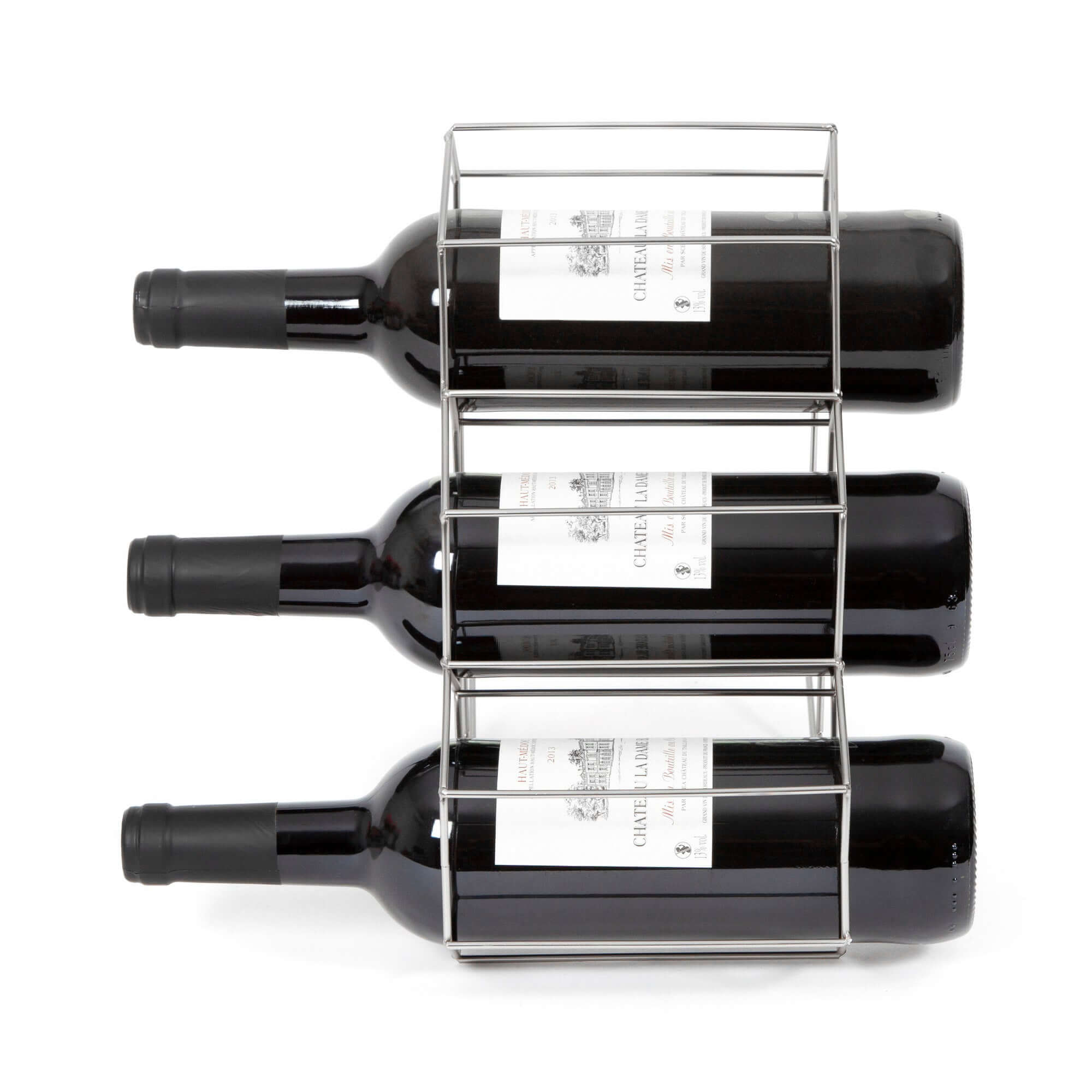 Range bouteilles en métal Hexa