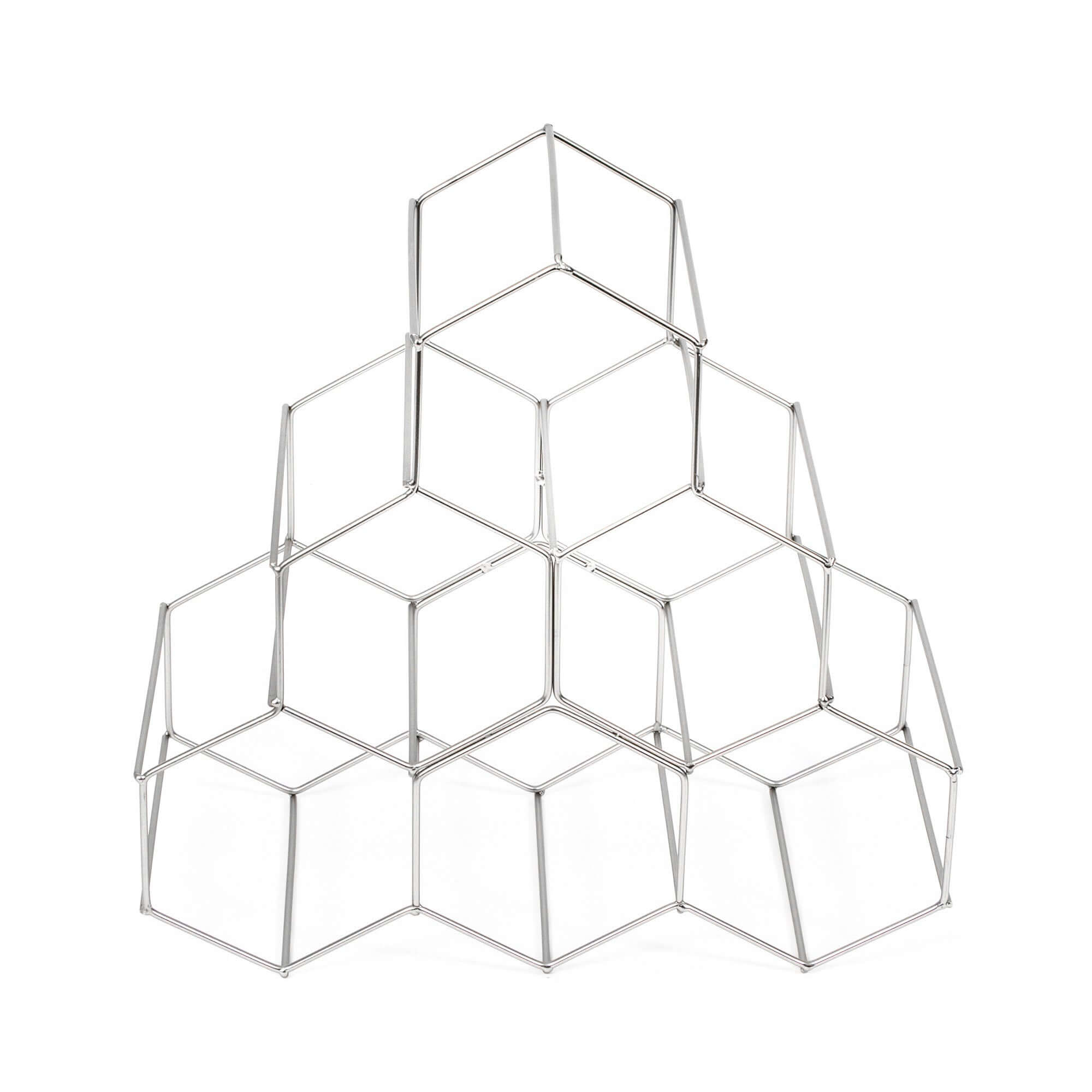 Range bouteilles en métal Hexa