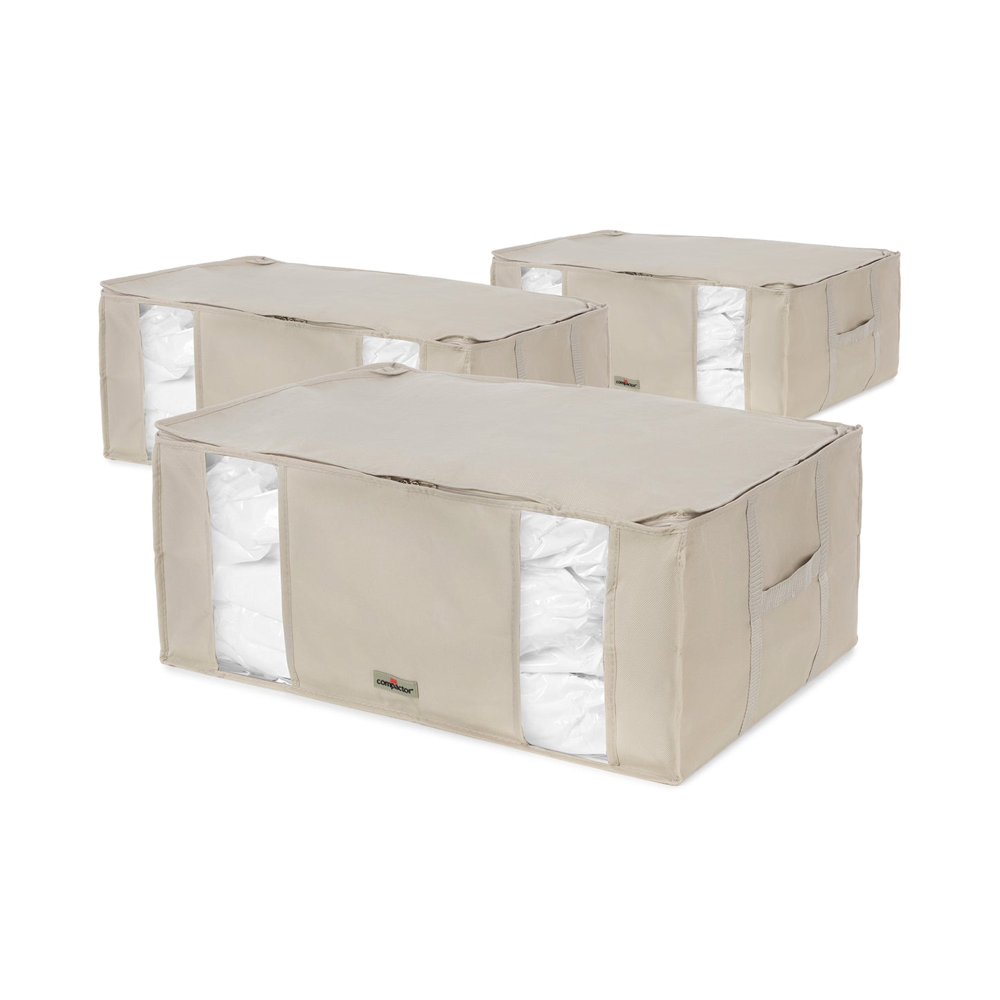 Compactor Pack de 3 cajas al vacío Dune XXL beige