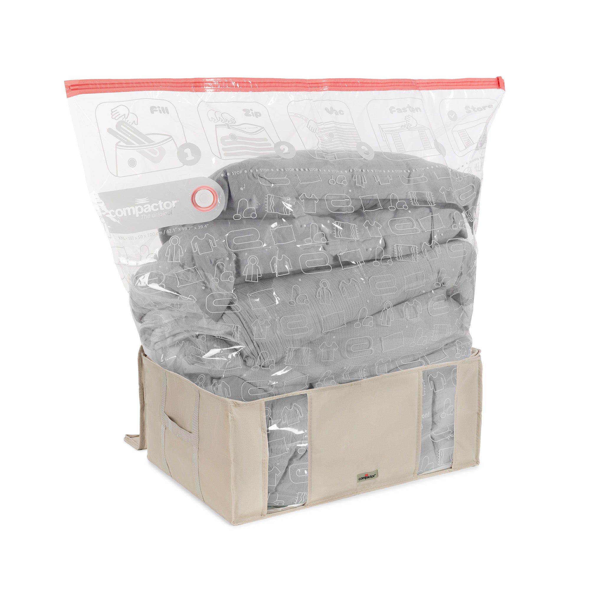 Lot de 3 housses sous vide XXL