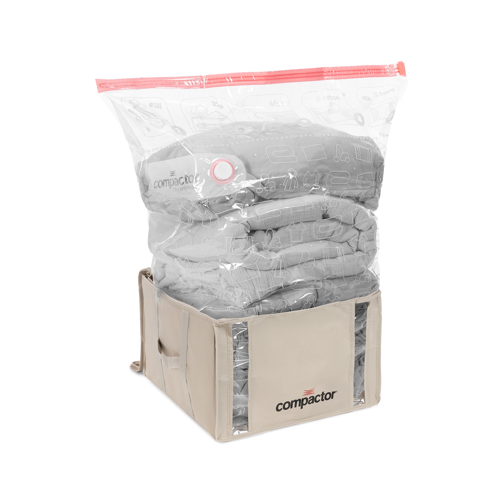 Lot de 3 housses sous vide M