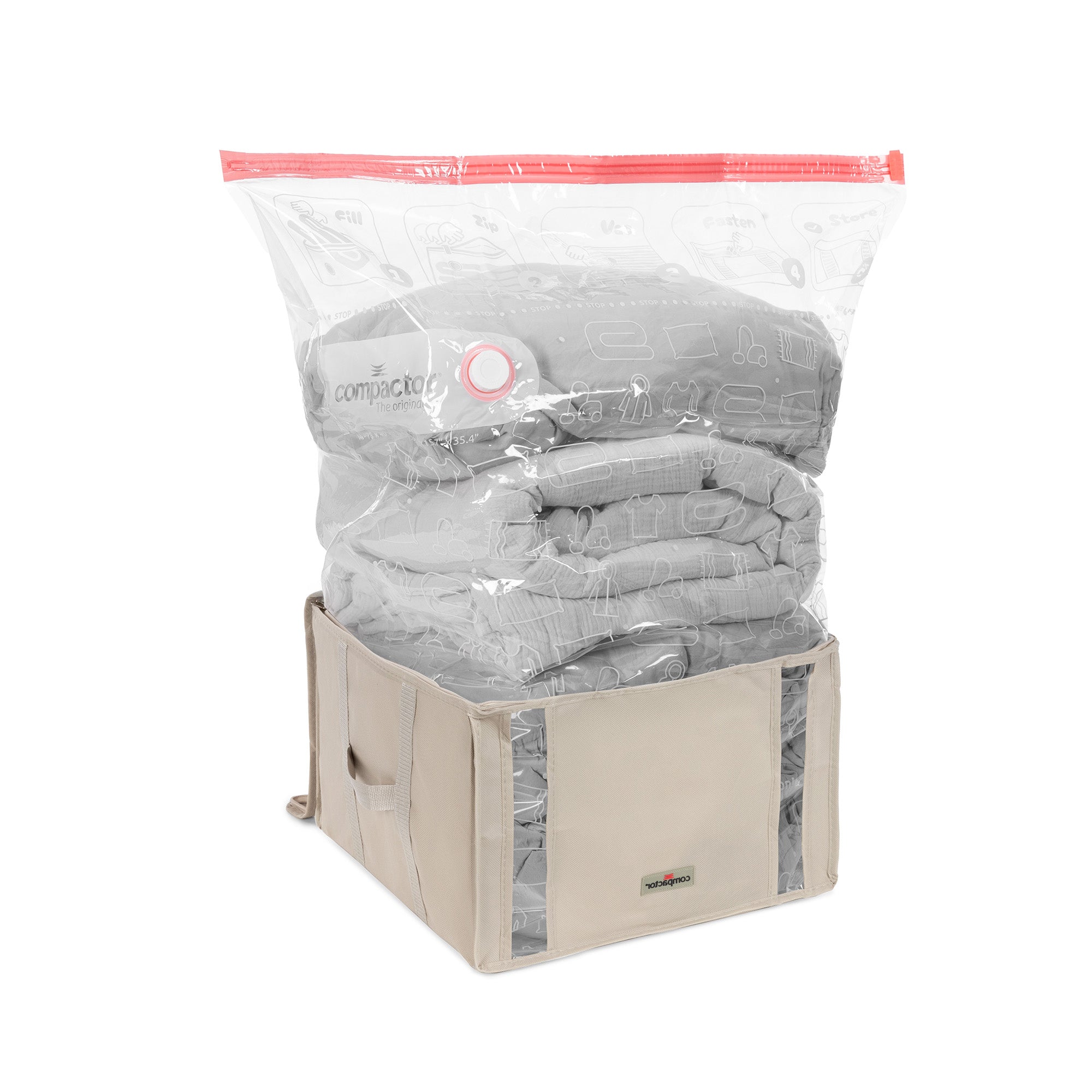 Lot de 3 housses sous vide M