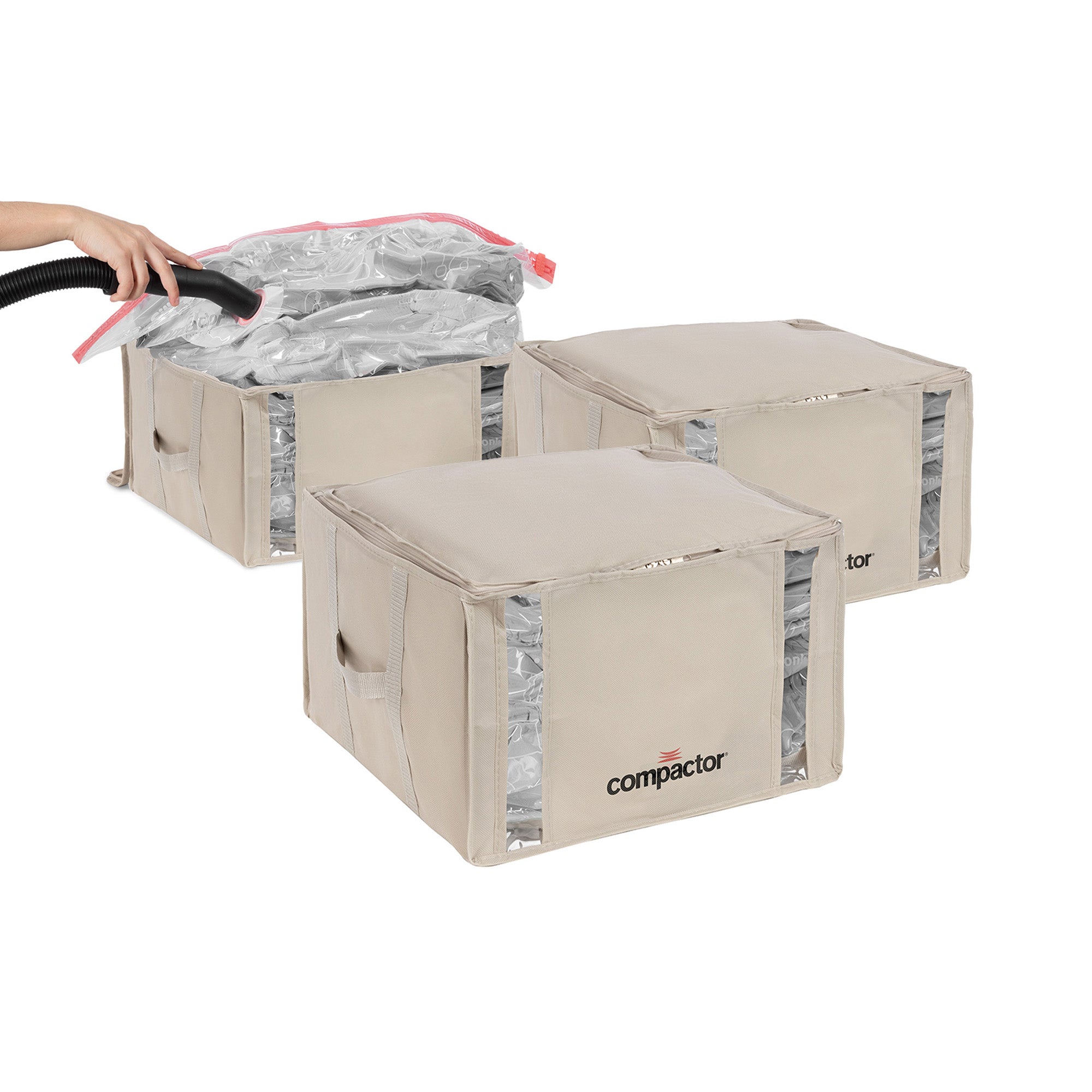 Lot de 3 housses sous vide M