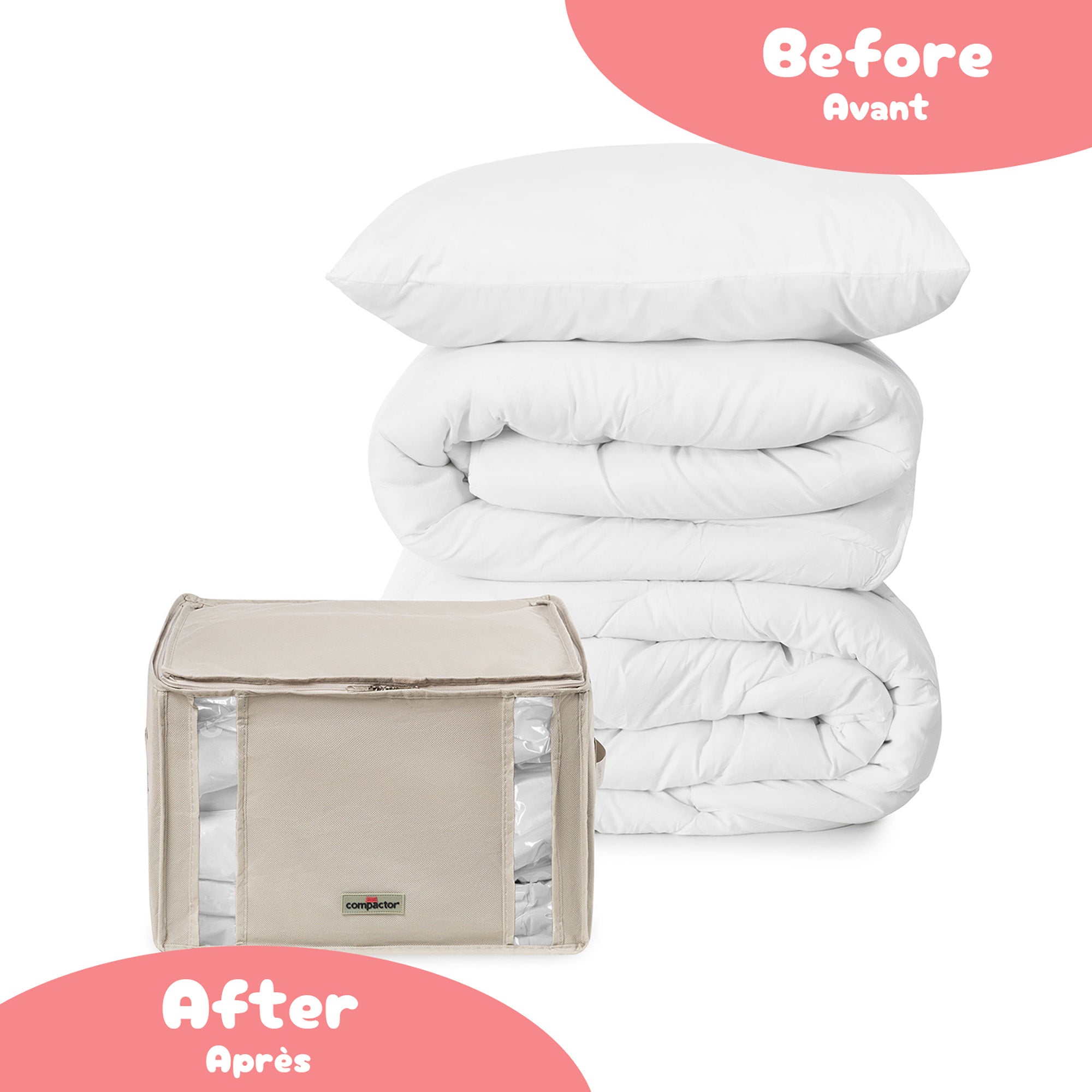 Lot de 3 housses sous vide M