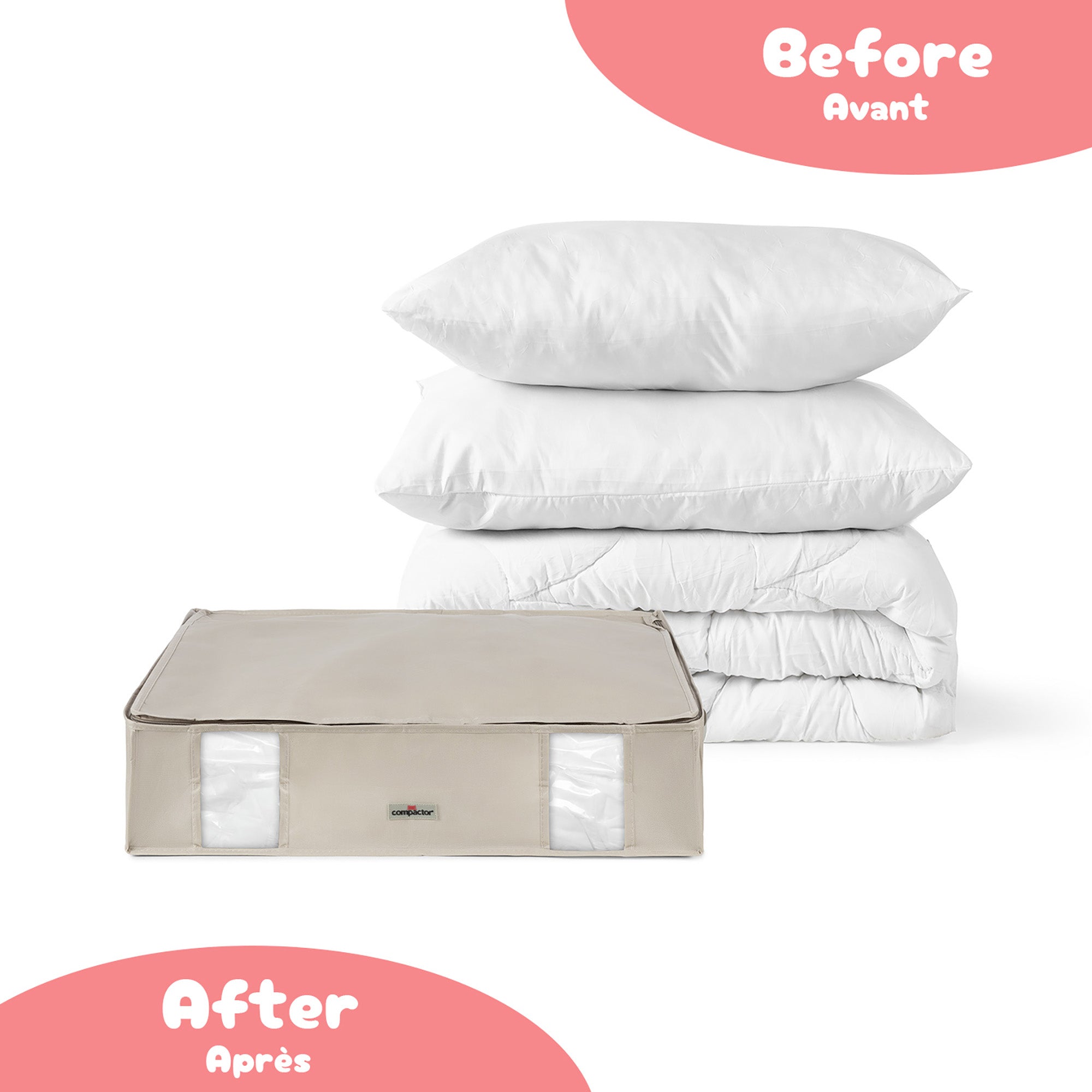 Lot de 3 housses sous vide M