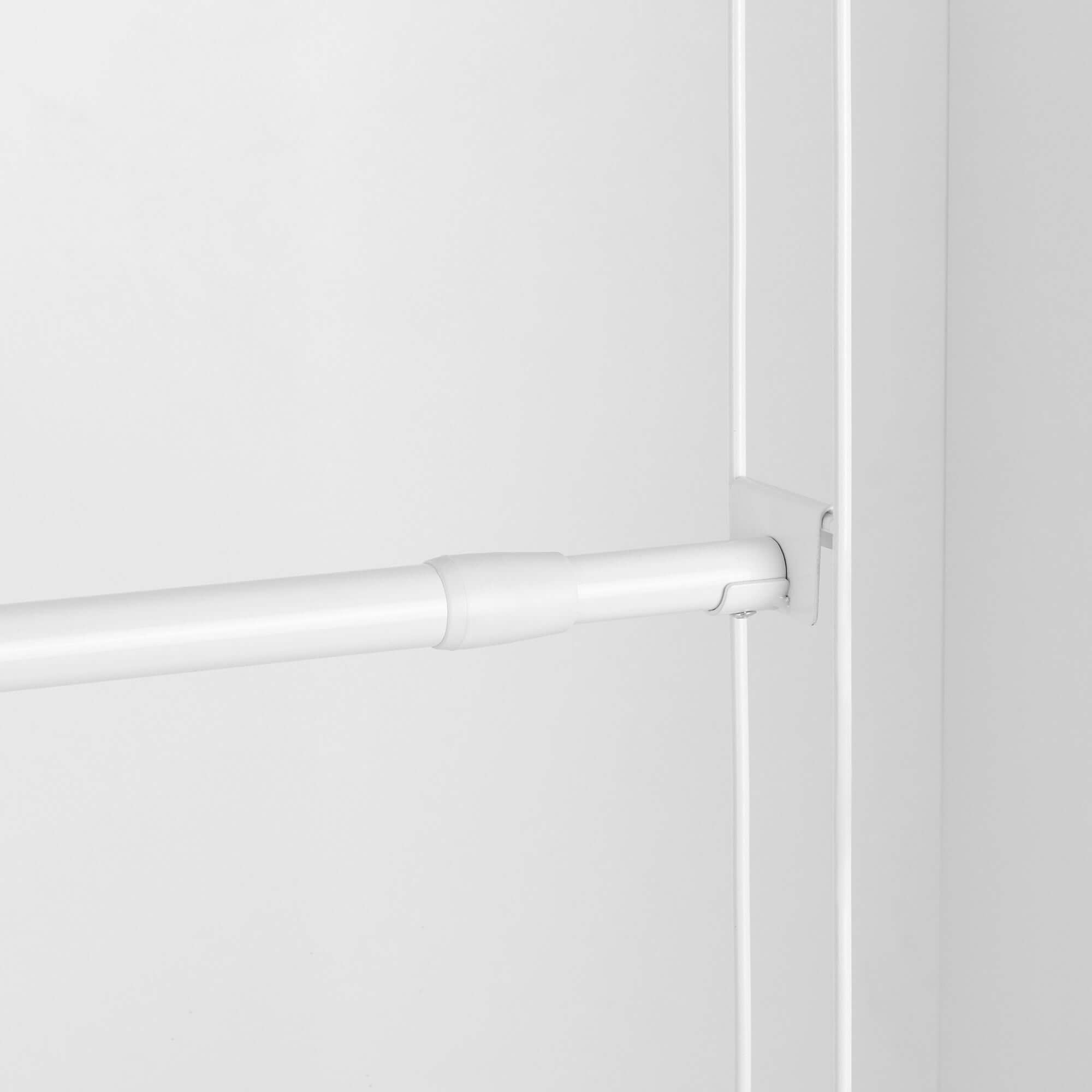 Kit optimizador vestidor colgante de metal blanco Xtend