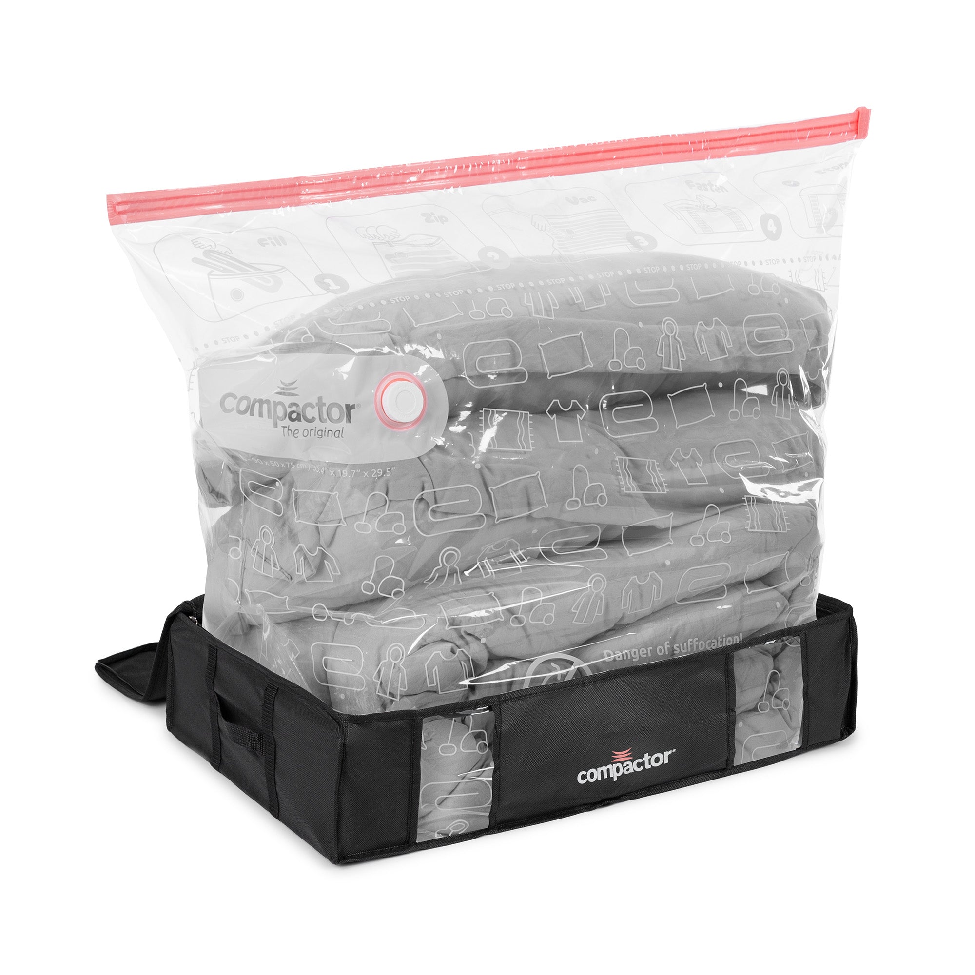 Housse de rangement sous vide L