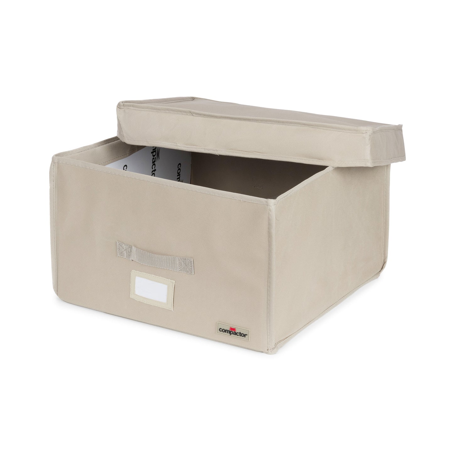 Compactor Lot de 10 boîtes de boîtes de rangement sous vide rigides Dune M beige