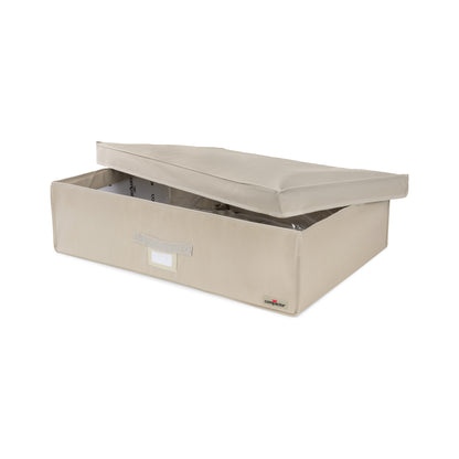 Compactor Pack de 5 Cajas Rígidas de Almacenamiento al Vacío Dune XXL Beige