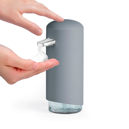 Distributeur de savon rechargeable Clever gris
