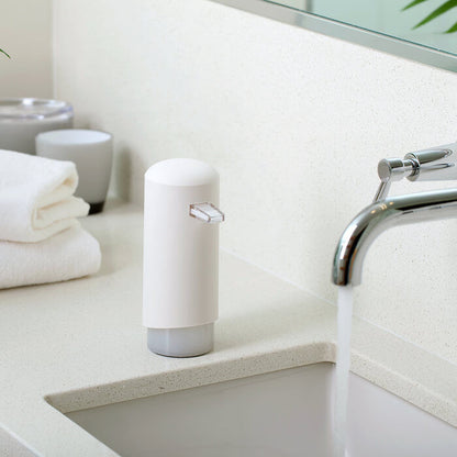 Distributeur de savon rechargeable Clever blanc