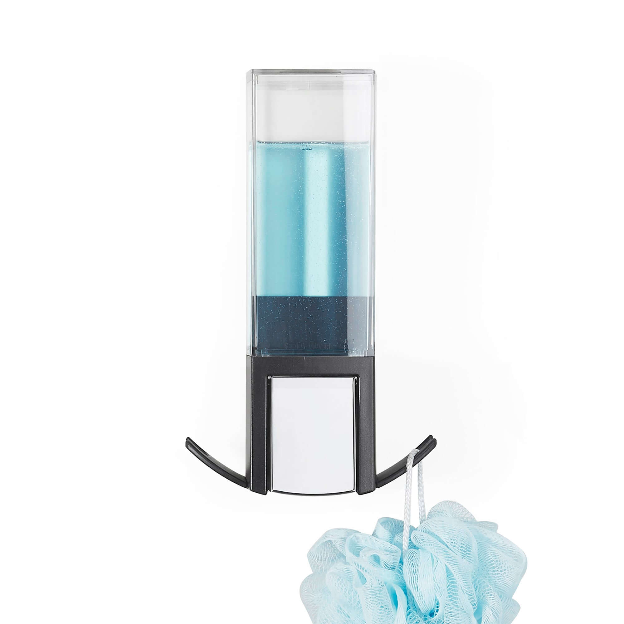 Dispensador de jabón de pared recargable Clever negro