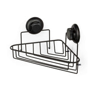 Corner shelf with suction cups Bestlock Black black