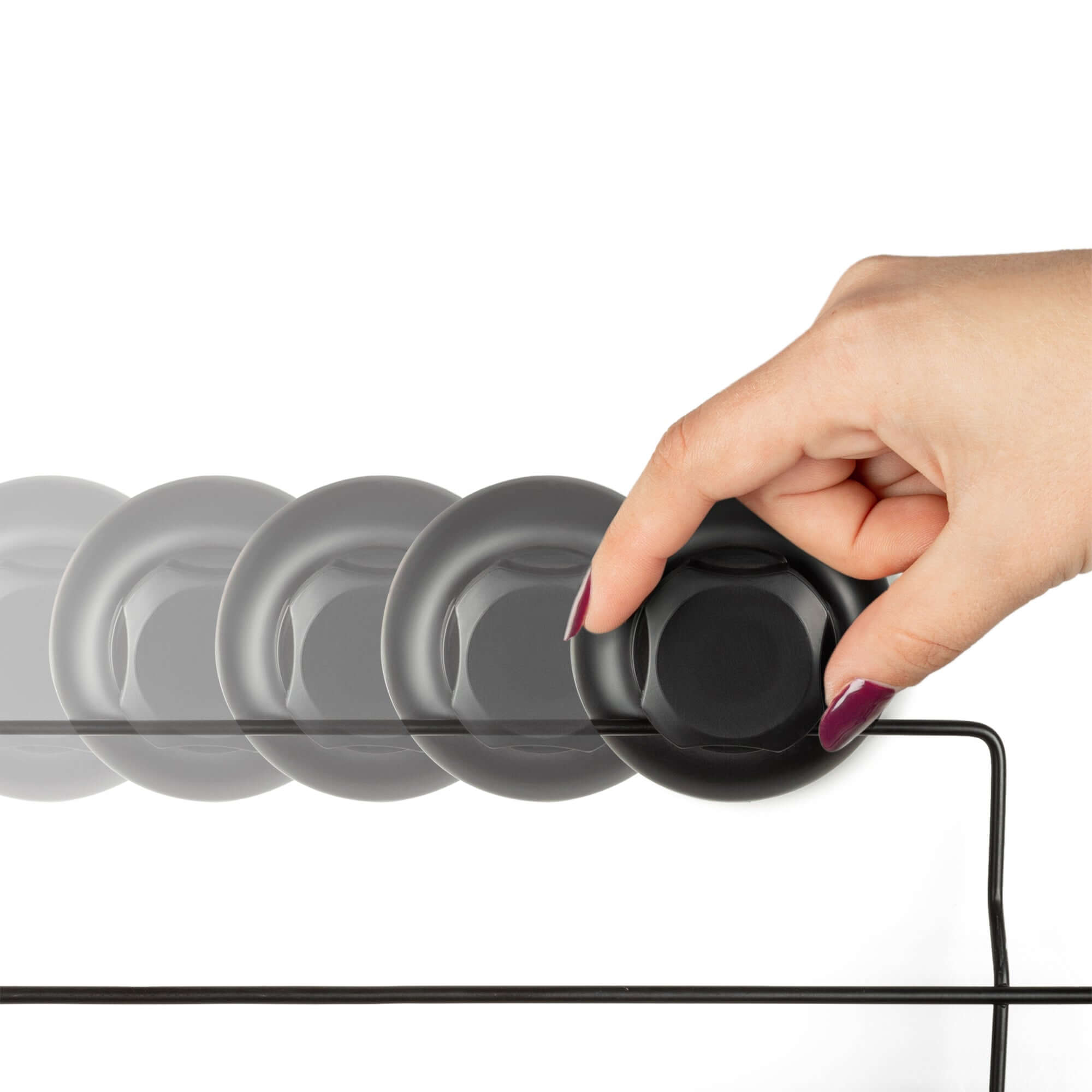 Corner shelf with suction cups Bestlock Black black