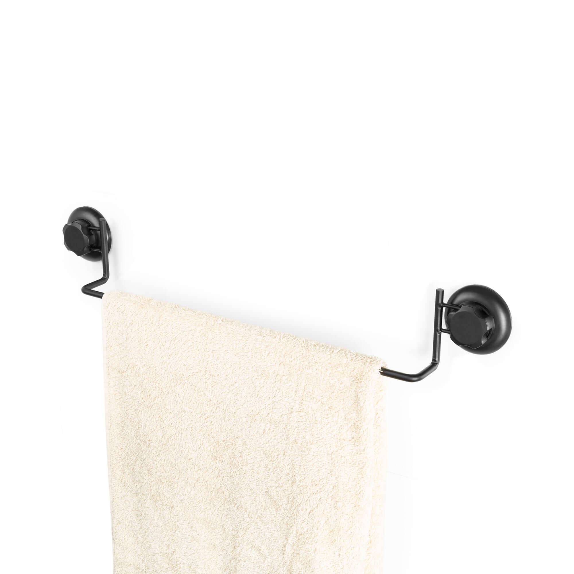 Porte serviettes à ventouses Bestlock Black noir