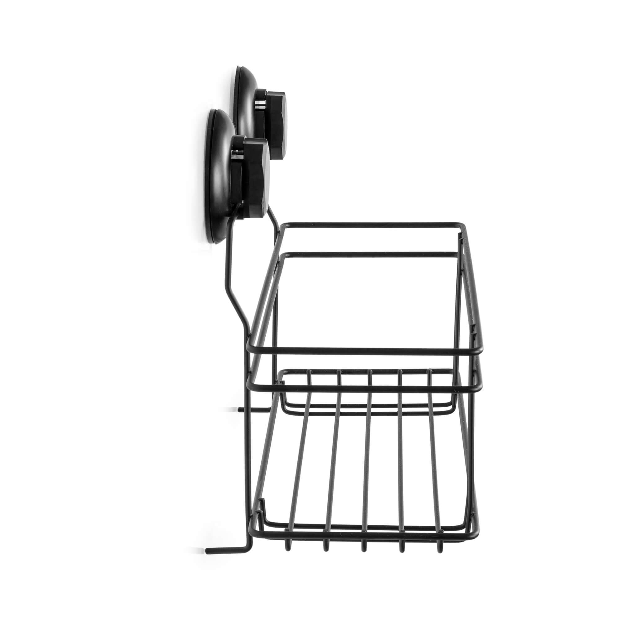 Etagère murale à ventouse Bestlock Black noire