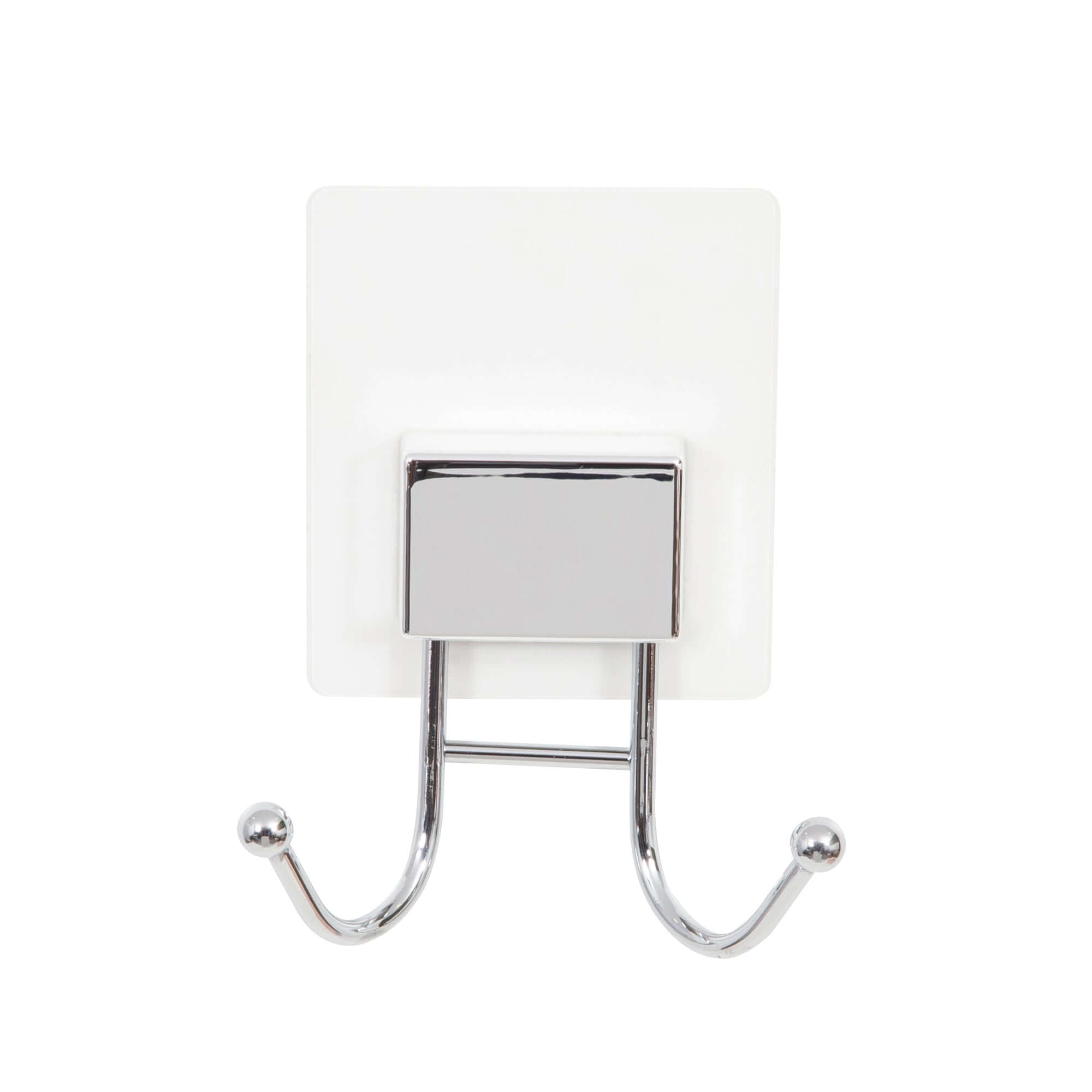 Crochet double autoadhésif haute résistance Bestlock Magic chrome