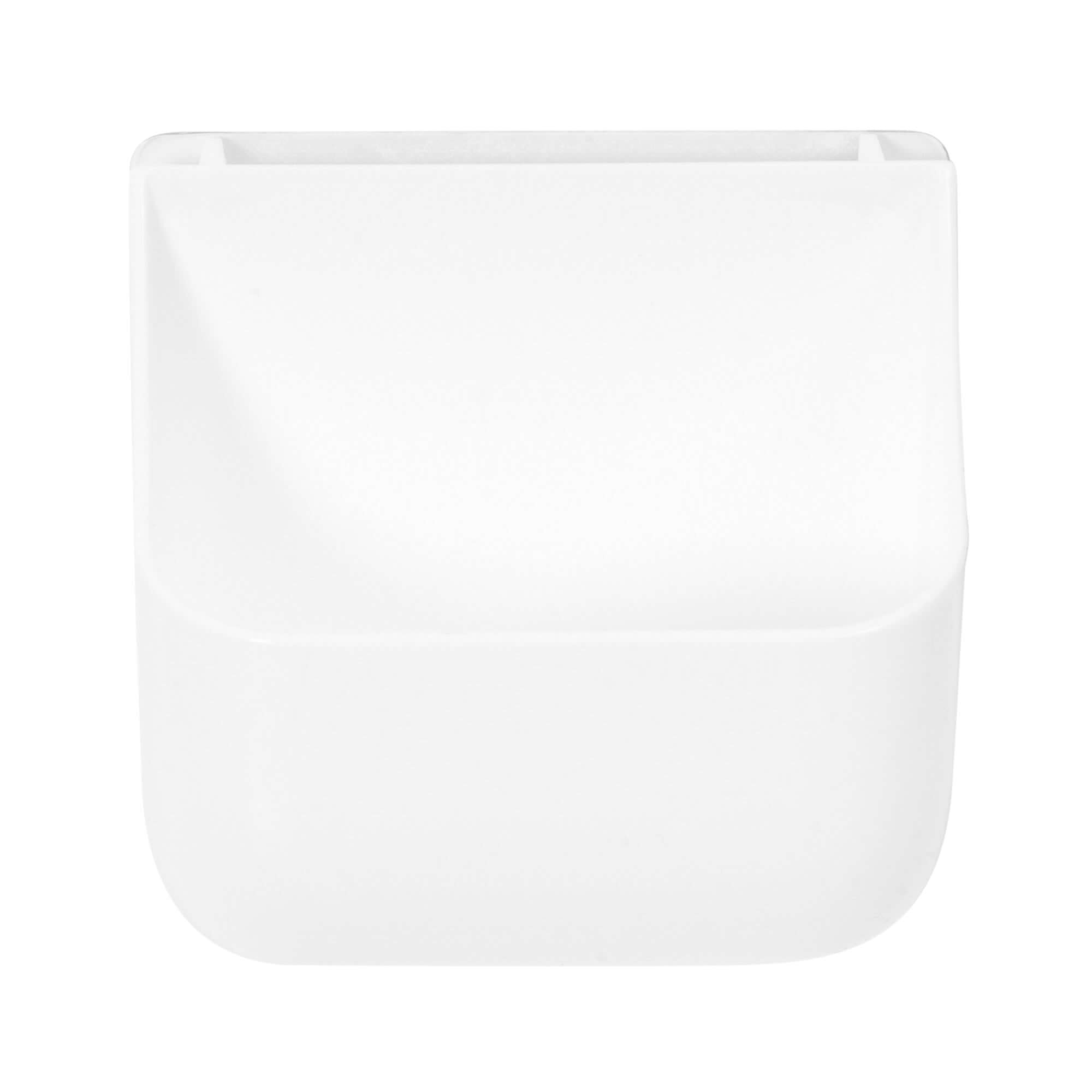 Boîte de rangement murale autoadhésive Hang It blanche