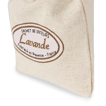 Sachets Lavande De Provence Bio – 2 Pochettes Velours Blanc 20g, Fait Main En France