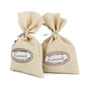 Lote de 2 bolsitas de flores de lavanda para la colada Provenza beige