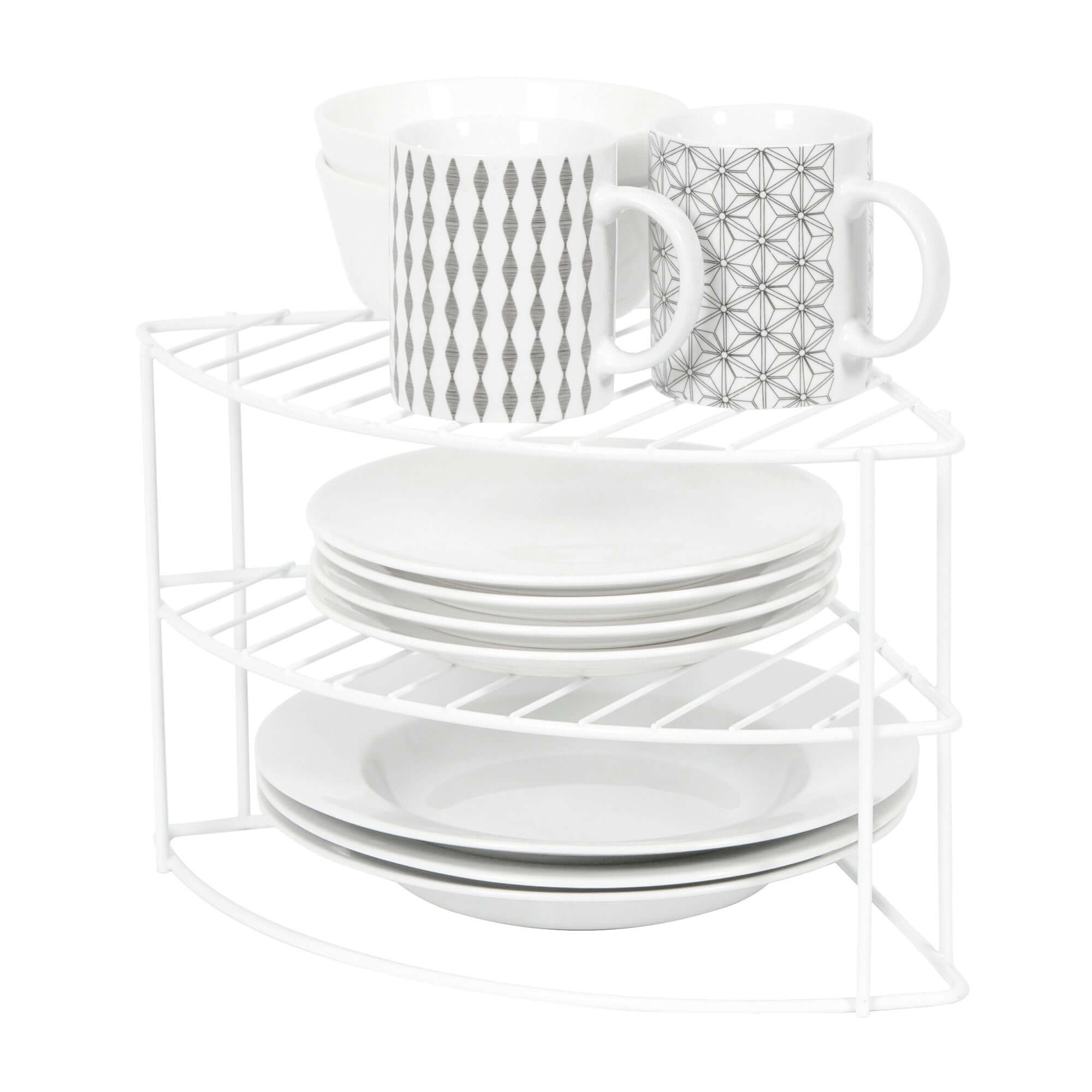 Etagère de cuisine Perth en métal blanc