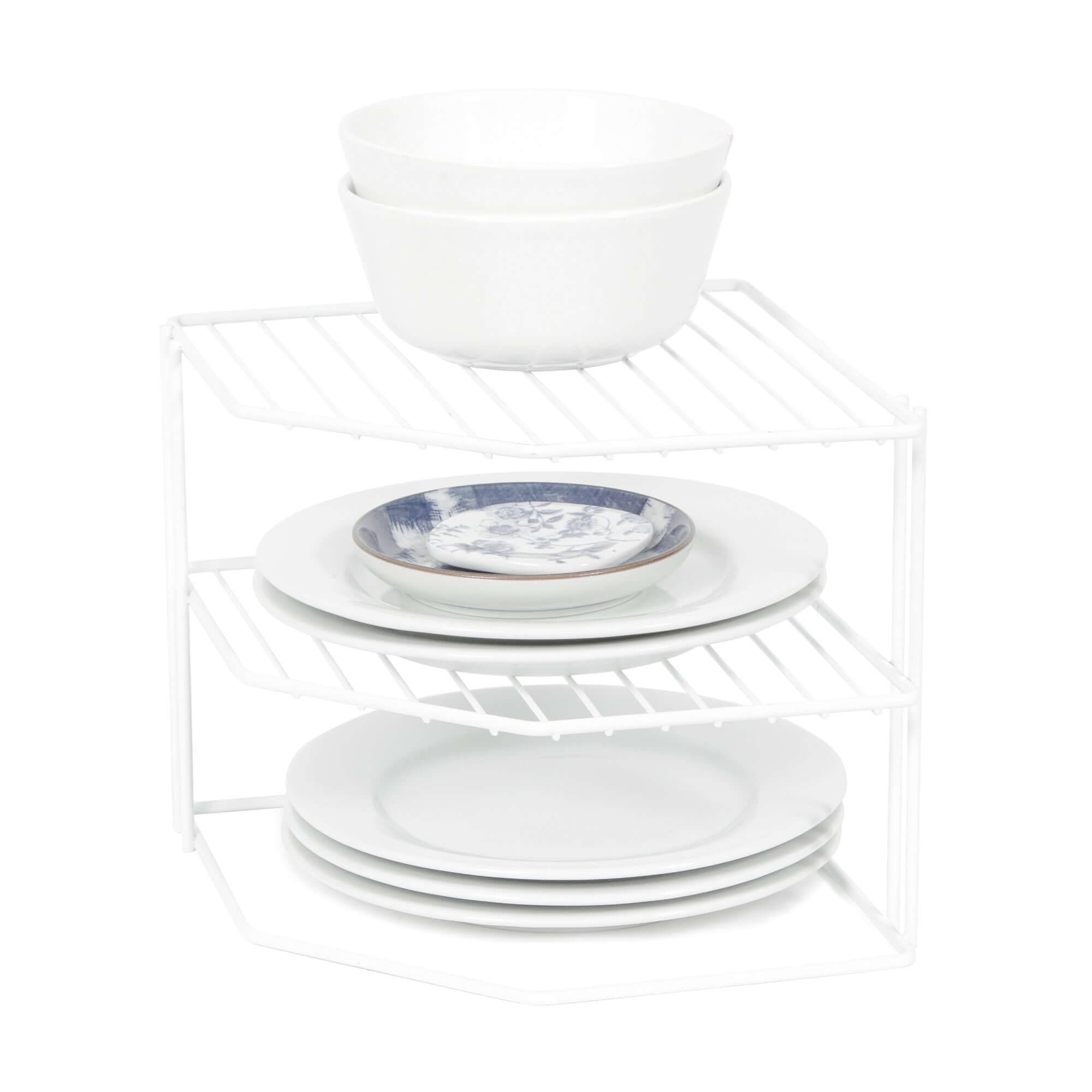 Étagère d'angle de cuisine à poser Perth en métal