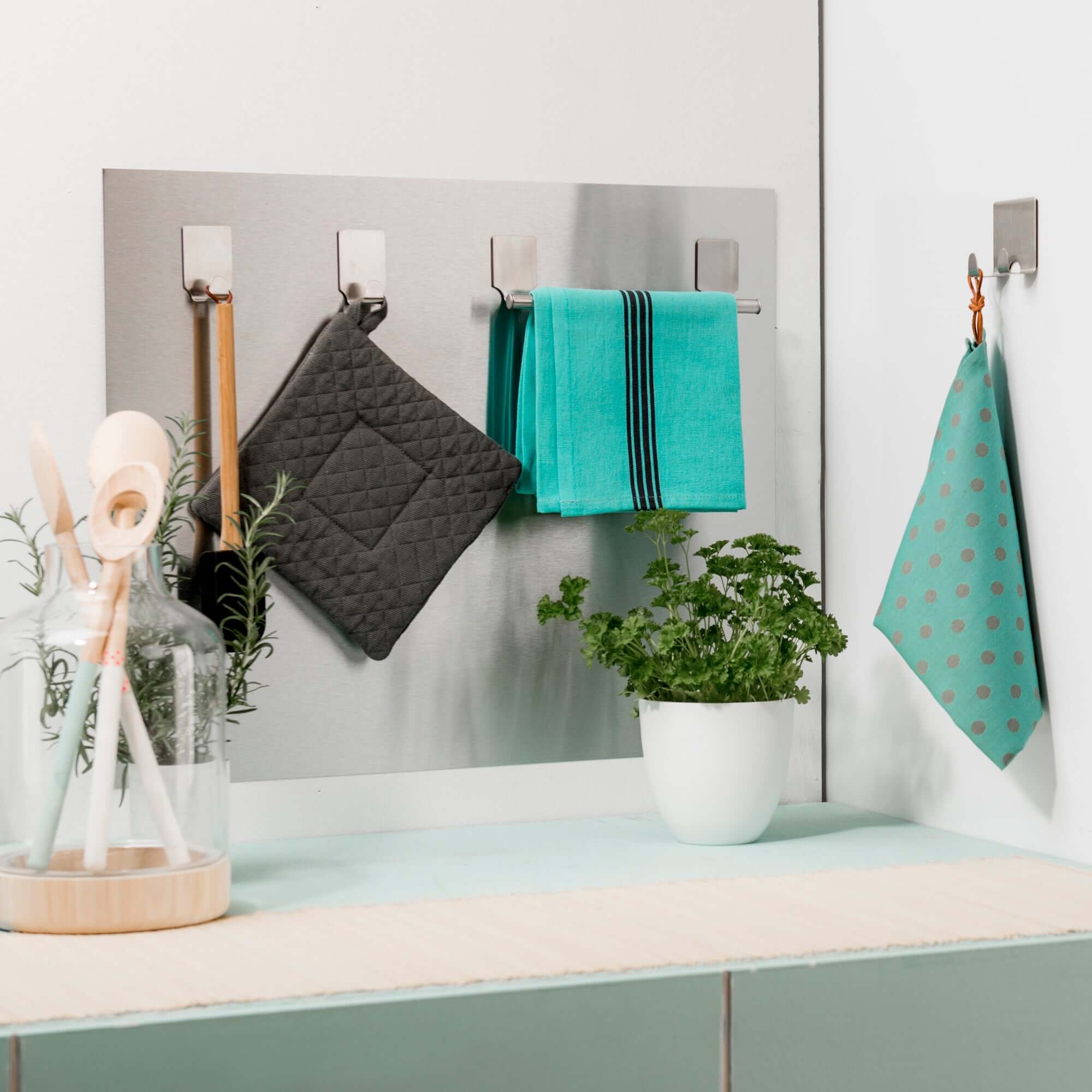 Crédence de cuisine en inox Splash Taille M