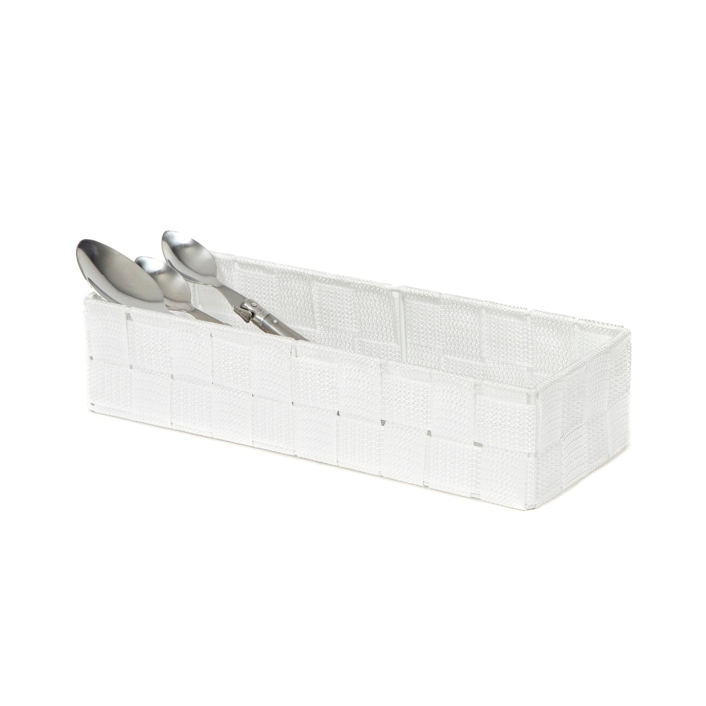 Caja de almacenamiento Stan L blanca