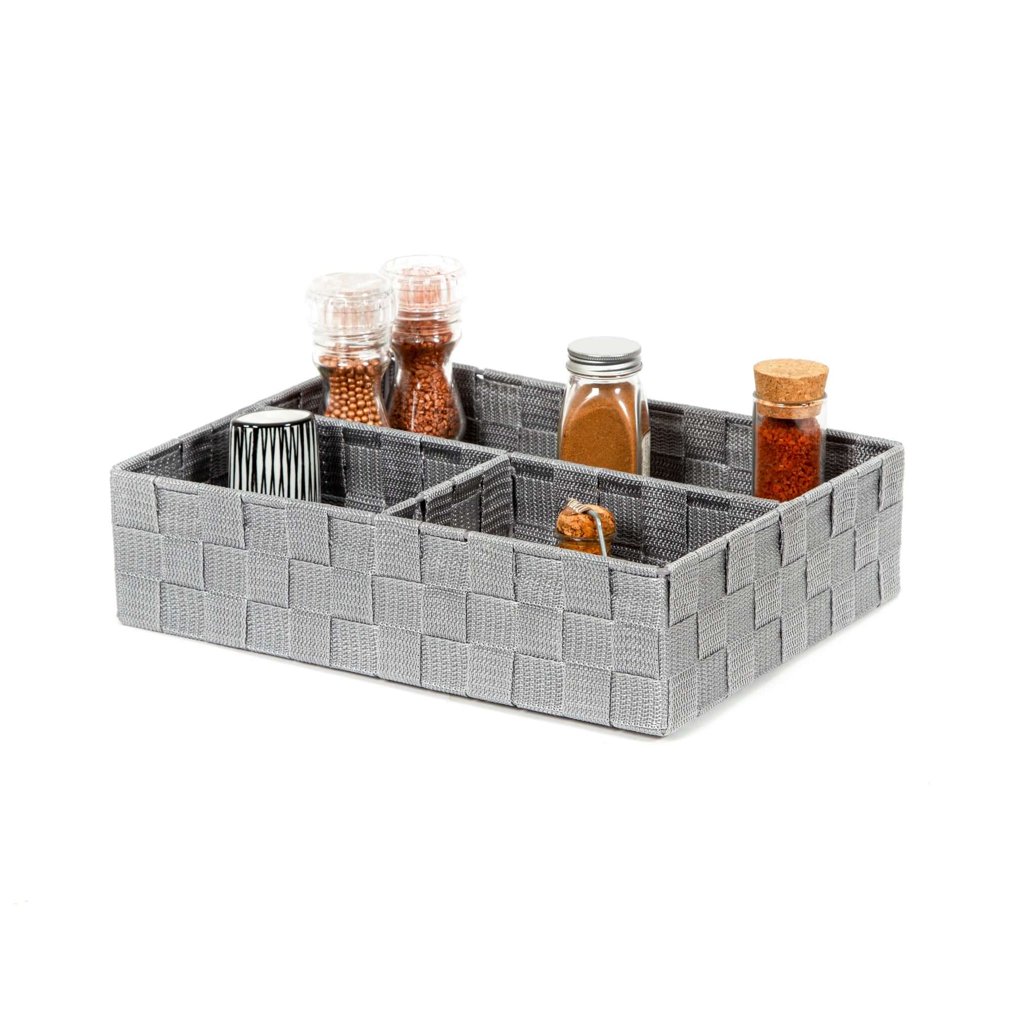 Organizador 3 compartimentos Stan gris