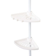 Estante esquinero de ducha extensible blanco Gina